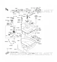 FUEL TANK voor Kawasaki KVF750 4X4I 2006