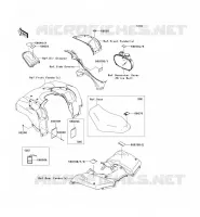 LABELS voor Kawasaki KVF750 4X4I 2006