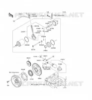 STARTER MOTOR voor Kawasaki KVF750 4X4I 2006