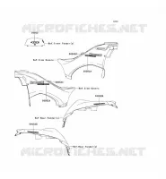 STICKER voor Kawasaki KVF750 4X4I 2006