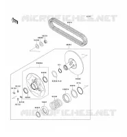 DRIVE CONVERTER   BELT voor Kawasaki KVF750 4X4I 2007