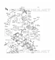 FRAME PARTS (COUVERTURE) voor Kawasaki KVF750 4X4I 2007