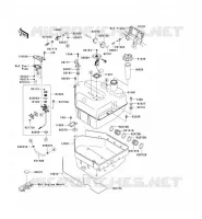 FUEL TANK voor Kawasaki KVF750 4X4I 2007