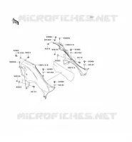 SIDE COWLING voor Kawasaki KVF750 4X4I 2007