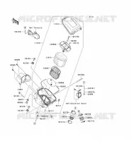 AIR FILTER voor Kawasaki KVF750 4X4 2009