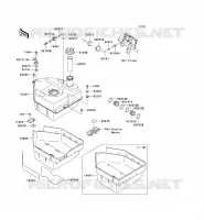 FUEL TANK voor Kawasaki KVF750 4X4 2009