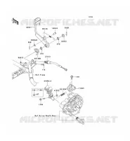 BRAKE PEDAL voor Kawasaki KVF750 4X4 2009