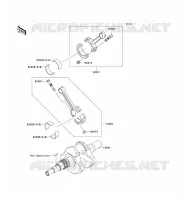 CRANKSHAFT voor Kawasaki KVF750 4X4 2009