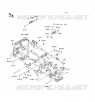 ENGINE MOUNT voor Kawasaki KVF750 4X4 2009