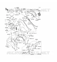 FRONT FENDER voor Kawasaki KVF750 4X4 2009