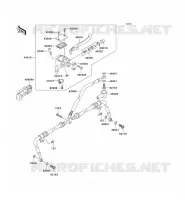 FRONT MASTER CYLINDER voor Kawasaki KVF750 4X4 2009