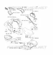 LABELS voor Kawasaki KVF750 4X4 2009