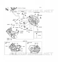 CRANKCASE(S) voor Kawasaki KVF750 4X4I 2010