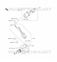 CRANKSHAFT voor Kawasaki KVF750 4X4I 2010
