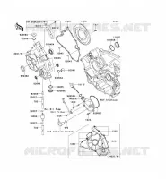 ENGINE COVERS voor Kawasaki KVF750 4X4I 2010