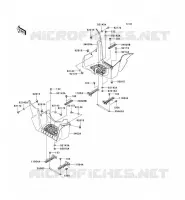 FOOTREST voor Kawasaki KVF750 4X4I 2010