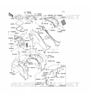 FRONT FENDER voor Kawasaki KVF750 4X4I 2010