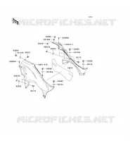 SIDE COWLING voor Kawasaki KVF750 4X4I 2010