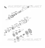 TRANSMISSION voor Kawasaki KVF750 4X4I 2010