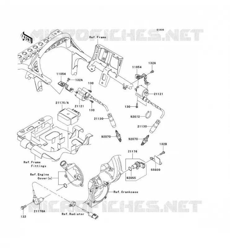 IGNITION SYSTEM Kawasaki QUAD 750 2011 KVF750 4X4  KVF750DBF