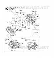 CRANKCASE(S) voor Kawasaki KVF750 4X4I 2009