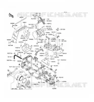 FRAME PARTS (COUVERTURE) voor Kawasaki KVF750 4X4I 2010
