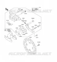 FRONT BRAKE voor Kawasaki KVF750 4X4I 2010