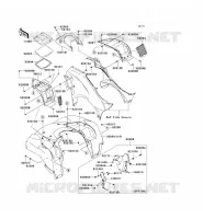 FRONT FENDER voor Kawasaki KVF750 4X4I 2010