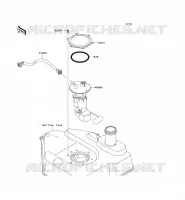 FUEL PUMP voor Kawasaki KVF750 4X4I 2010