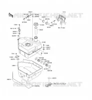 FUEL TANK voor Kawasaki KVF750 4X4I 2010
