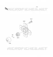 REAR HUB voor Kawasaki KVF750 4X4I 2010