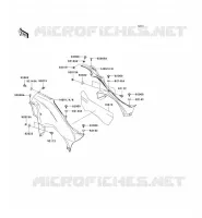 SIDE COWLING voor Kawasaki KVF750 4X4I 2010