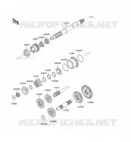 TRANSMISSION voor Kawasaki KVF750 4X4I 2010