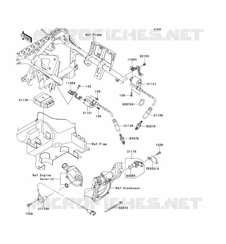 IGNITION SYSTEM Kawasaki QUAD 750 2012 KVF750 4X4I EPS  KVF750GCF