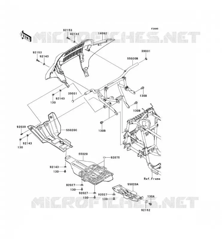 PROTECTION(S) Kawasaki QUAD 750 2012 KVF750 4X4 EPS  KVF750GCS