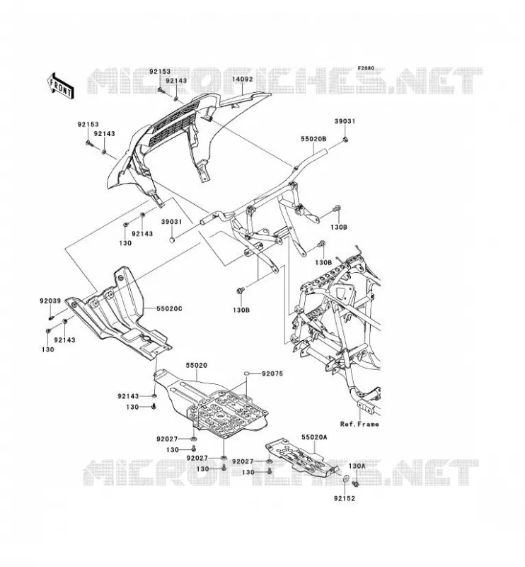 PROTECTION(S) Kawasaki QUAD 750 2012 KVF750 4X4 EPS  KVF750HCS