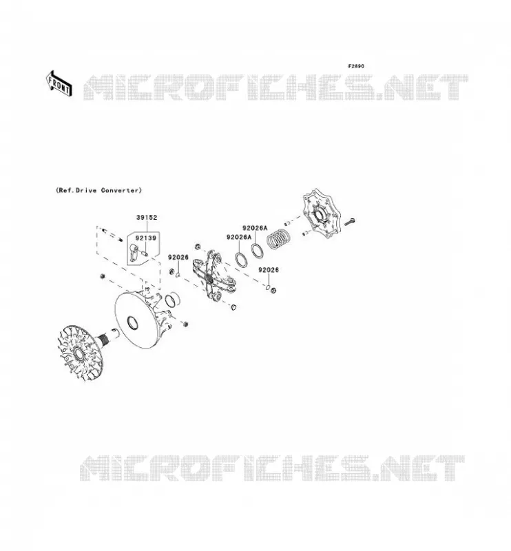 OPTION PARTS Kawasaki QUAD 750 2012 BRUTE FORCE 750 4X4I EPS  KVF750JCS