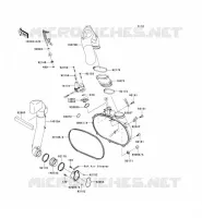 CONVERTER COVER voor Kawasaki KVF750 4X4 2012