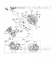 CRANKCASE(S) voor Kawasaki KVF750 4X4 2012