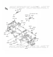 ENGINE MOUNT voor Kawasaki KVF750 4X4 2012