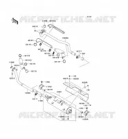 EXHAUST voor Kawasaki KVF750 4X4 2012