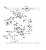 FRAME PARTS (COUVERTURE) voor Kawasaki KVF750 4X4 2012