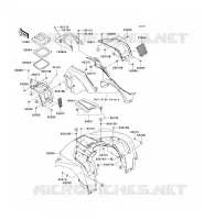 FRONT FENDER voor Kawasaki KVF750 4X4 2012