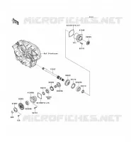 FRONT GEAR voor Kawasaki KVF750 4X4 2012