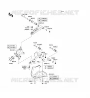 FRONT SUSPENSION   SHOCK ABSORBER voor Kawasaki KVF750 4X4 2012