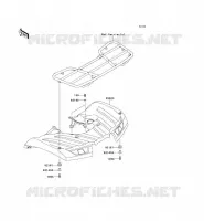 REAR FENDER voor Kawasaki KVF750 4X4 2012