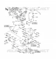 REAR SUSPENSION voor Kawasaki KVF750 4X4 2012
