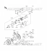 STARTER MOTOR voor Kawasaki KVF750 4X4 2012