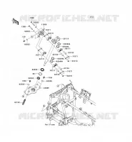 STEERING COLUMN voor Kawasaki KVF750 4X4 2012