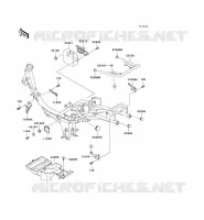 BATTERY BRACKET voor Kawasaki KAZER 2001